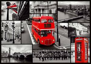 (10278)1000ピース ジグソーパズル ポーランド発売●TR● ロンドン - コラージュ London - Collage 