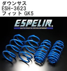 【ESPELIR/エスぺリア】 ダウンサス 1台分セット ホンダ フィット GK5 H29/6~R2/1 [ESH-3623]