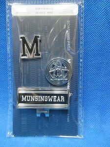 新品 Munsingwear/マンシングウェア 2個付きクリップマーカー MQBVJX50 ブラック　※ネコポス便対応