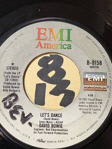 試聴 DAVID BOWIE LET’S DANCE EX+ 