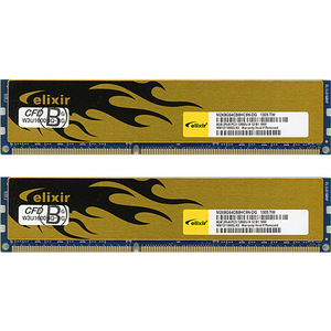 【中古】【ゆうパケット対応】CFD ELIXIR W3U1600HQ-8G DDR3 PC3-12800 8GBx2枚組 [管理:3160415]