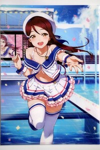 ラブライブ！サンシャイン!!　 電撃クリアファイルマガジン 付属クリアファイル　③　桜内 梨子　1枚　Love Live! Sunshine!!　Aqours