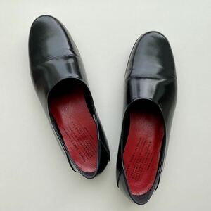 ショセ トラベルシューズ バイ ショセ ガラスレザー スリッポンシューズ TR-018 BLG ブラック travel shoes by chausser FR37 23.5cm