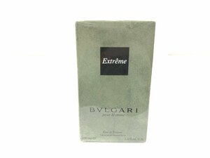 未使用　フィルム未開封　BVLGARI　POUR HOMME　EXTREME　プールオム　エクストレーム　オードトワレ　スプレー　100ml　YK-7043