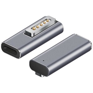 USB Type C Magsafe2 対応 磁気充電 アダプター MacBook Air Pro T-Tip互換 変換 PD 充電器 【PD60W 61W 65W 87W 最大100W】