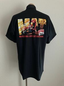 【Marlboro】ポケットTシャツ L/XL相当 ADVENTURE TEAM モトクロス 90s フィリップモリス USA製 未使用 非売品 送料無料