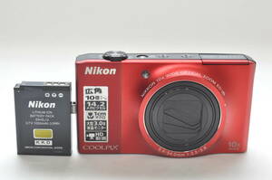 ★良品★Nikon COOLPIX S8000 レッド #A1138