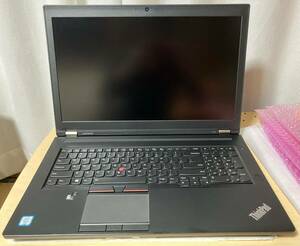 難あり ThinkPad P70_6820HQ_M5000M_64GB_HDD 1TB_UHD_Win10 Pro64