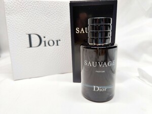 【日本語表記】【ほぼ未使用】Dior ディオール SAUVAGE ソヴァージュ ソバージュ パルファン 60ml パルファム