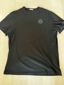 monclerバックロゴTシャツ黒XL
