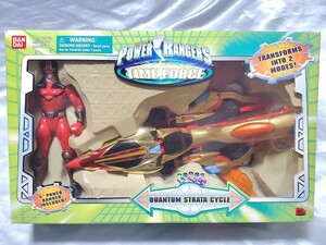 即決BANDAI POWER RANGERS TIME FORCE USバンダイ パワーレンジャータイムフォース未来戦隊タイムレンジャー アクションフィギュア＆バイク