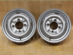 B377 旧車 希少 当時物 激レア 日産 鉄 ホイール 12X4J+38 PCD114.3 ハブ径80mm 12インチ JDM USDM サニトラ B110 サニー 軽トラ 軽バン