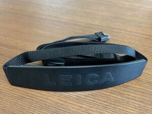 Leica ライカ カメラ ストラップ ブラック 純正 美品 黒 幅最大29mm 金具付き ドイツ製 M2 M3 M4 M5 M6 M7 MP ショルダー Germany