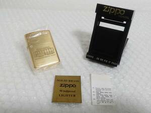 展示品+廃盤品　Zippo　SOLID BRASS　San Francisco Municipal Railway　1988　サンフランシスコ市営鉄道