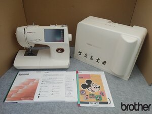 ◎綺麗【brother ブラザー コンピューターミシン M-7100 ZZ3-B987 刺繍 手芸 洋裁 裁縫 ミッキーマウス ディズニー Mickey Disney】Q01024