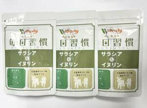 ウィズペティ 毎日習慣 サラシア & イヌリン 犬猫兼用 ミルク味 サプリメント 3袋 粉末サプリ