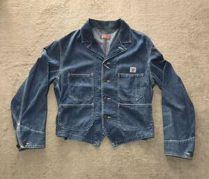 希少 45rpm denim line デニム　カバーオール　極上柔らかデニム