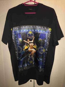 正規 美品 12SS Givenchy ジバンシィ マーメイド バンダナ Tシャツ カットソー XXS