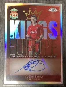 【Vladimir Smicer / ヴラディミール・シュミツェル】直筆サイン　Topps Chrome Liverpool F.C. 23/24 リバプール　リヴァプール