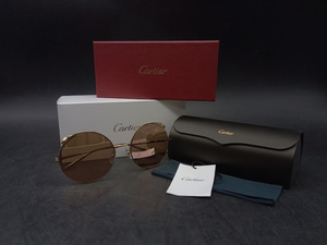 ▽ 【261】 カルティエ サングラス CT0149S-003 / Cartier パンサー パンテール ドゥ カルティエ アイウェア Eyewear 眼鏡 ラウンド