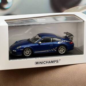 PMA Minichamps 1/43 ポルシェ Porsche 911 (997 II) GT3 RS 3.8 2009 ブルーメタリック Blau metallic Limited 336pcs 特注品 - 403069114