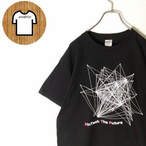 半袖Tシャツ L 両面ビッグプリント ブラック ダークカラー A370 イベントTシャツ