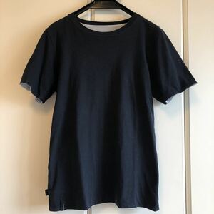 【送料無料】SHIPS GENERAL SUPPLY シップス ジェネラル サプライ リバーシブルTシャツ 黒/水色 メンズ サイズＳ