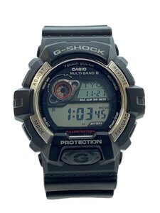 CASIO◆ソーラー腕時計・G-SHOCK/デジタル/BLK/ブラック