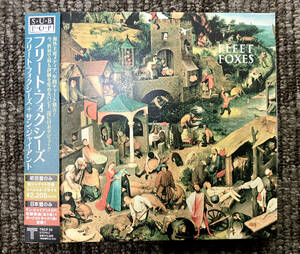 ★US Indie 名盤!!【Fleet Foxes フリート・フォクシーズ】2008年1st『フリート・フォクシーズ+サン・ジャイアント』 国内・初回盤CD・帯付