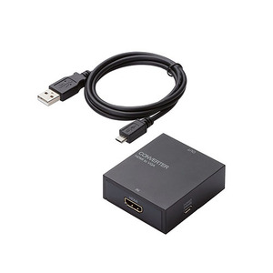 エレコム ダウンスキャンコンバーター/HDMI‐VGA/3.5φ/HDMI1.4 AD-HDCV01