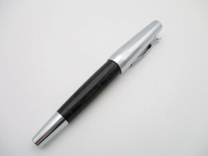 ○ FABER CASTELL ファーバーカステル 万年筆 エモーション プレシャスレジン ブラッククロコ 中古品