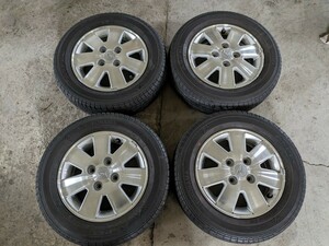 ダイハツ　純正アルミホイール　13インチ　165/65r13 4.5J ＋45 pcd100 4穴