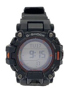 CASIO◆ソーラー腕時計_G-SHOCK/デジタル/BLK/BLK/SS