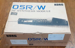 ★KORG 05R/W AI SYNTHESIS MODULE★OK!!★MADE in JAPAN★