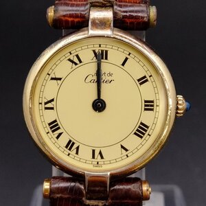 カルティエ Cartier 腕時計 不動品 18（マストヴァンドーム　925） レディース 3560855