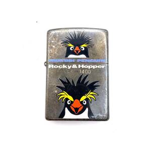 ZIPPO ライター IWATOBI PENGUIN Rocky & Hopper イワトビペンギン ロッキー & ホッパー ジッポー オイルライター シルバー 喫煙具 ジッポ