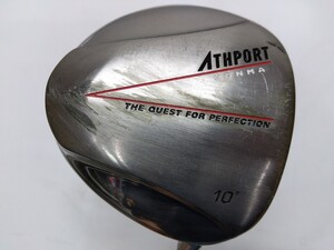 1W HONMA GOLF 本間ゴルフ ATHPORT 10度 flex:S ATHPORT 60/S メンズ右 アスポートドライバー 凹み