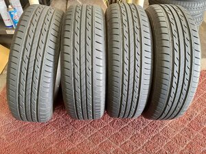 パF4854■195/65R15 91S　4本価格　BRIDGESTONE NEXTRY　送料無料 夏 ’18年 8分山 プリウス アテンザ セレナ ステップワゴン ヴォクシー