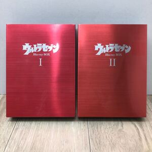 027 D《ジャンク品》特撮BD ウルトラセブン Blu-ray BOX 全2巻 セット Blu-ray Disk ブルーレイ ディスク ボックス 中古《開封済み》