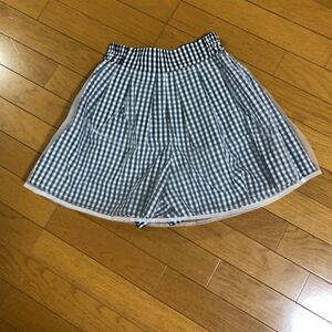 ショートパンツ　レディース　チェック