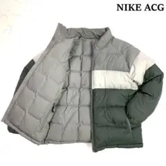 NIKE ACG ダウンジャケット 肉厚 リバーシブル XL カーキ　C681