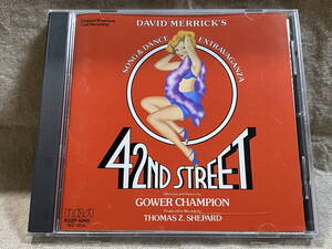 [ミュージカル] 42ND STREET R32P-1045 国内初版 日本盤 税表記なし3200円盤 廃盤 レア盤