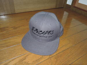 ISAMU KATAYAMA BACKLASH NIGHT バックラッシュ ナイト II DECADES CAP キャップ 灰 OTTO /