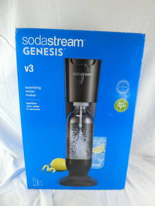 【新品】Sodastream GENESIS V3 ソーダストリーム ジェネシス ブラック 炭酸水