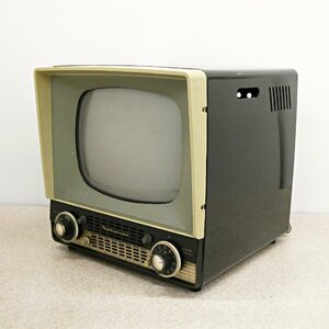 ○当時物!! National ナショナル TV　MODEL T-14C1 真空管テレビ ブラウン管 昭和レトロ 電化製品 オブジェ インテリアなどに!!