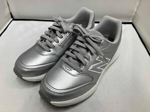 new balance ニューバランス WW363SD9 サイドジップ シルバー メタリック スニーカー 24.5cm