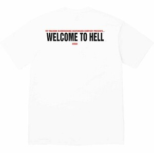 オンライン完売 L 24SS Supreme Toy Machine Welcome To Hell Tee シュプリーム 新品未使用 即日出荷 Boxlogo ボックスロゴ