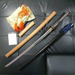 銘有　美術刀剣　刀　日本刀　登録証　JAPAN SWORD　