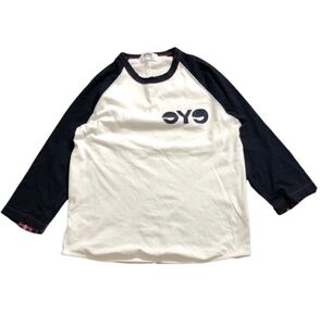 ■ eYe JUNYA WATANABE MAN アイ ジュンヤ ワタナベ マン コムデギャルソン ■ eYe ロゴ プリント 7分袖 ラグラン Tシャツ ホワイト S