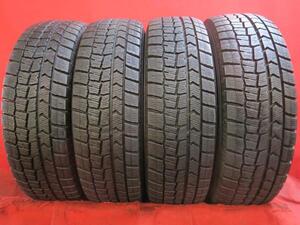 6AB675 ★ スタッドレス タイヤ 4本 ★ 205/65R15 ダンロップ WINTER MAXX WM02 ★ バリ山